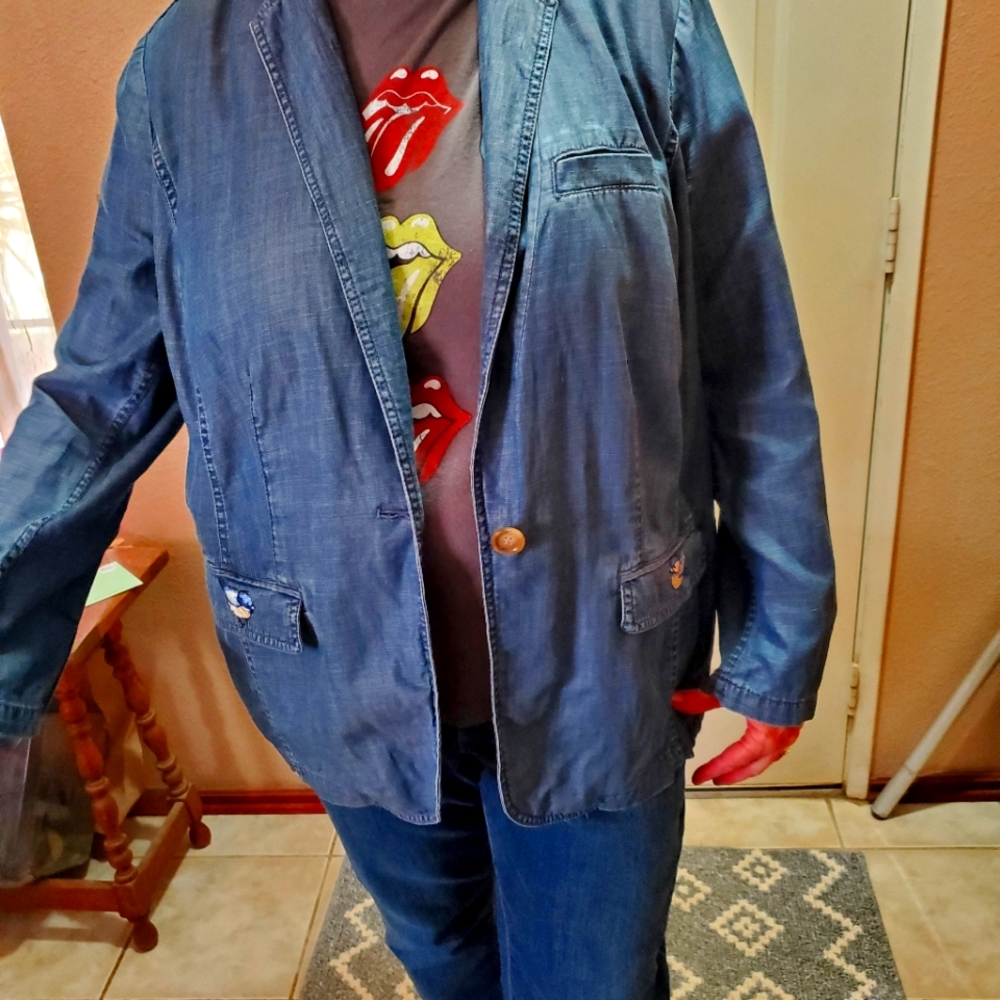 Talbots Woman Denim Blazer